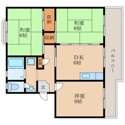 第１東中野ハイツの物件間取画像